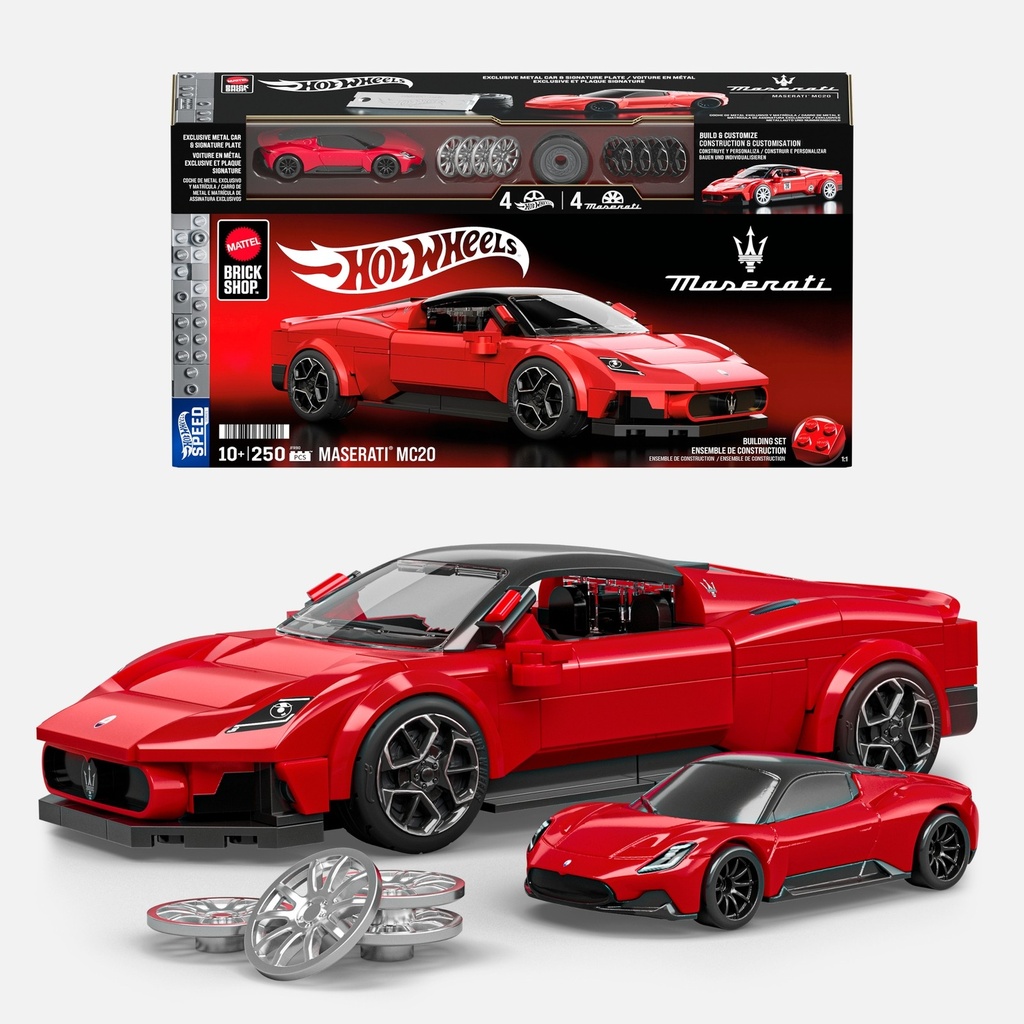 🔴VEHICULO HOT WHEELS CONSTRUCCION (Maserati MC20)