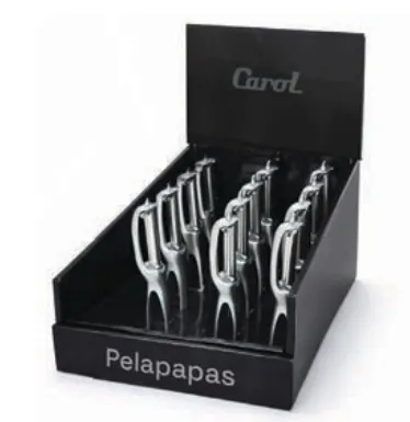 🔵PELAPAPAS METAL GRUESO CAROL