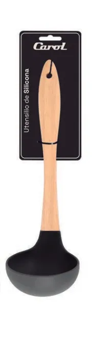 🔵CUCHARON MANGO MADERA CAROL