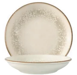 🔵PLATO PORCELANA CORTADO HONDO 19CM