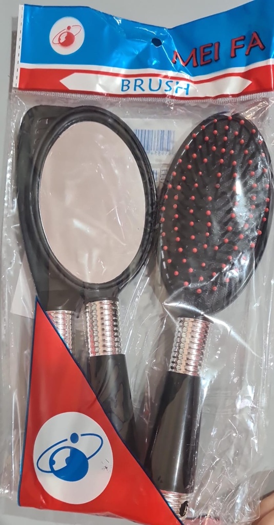 Set cepillo + peine + espejo