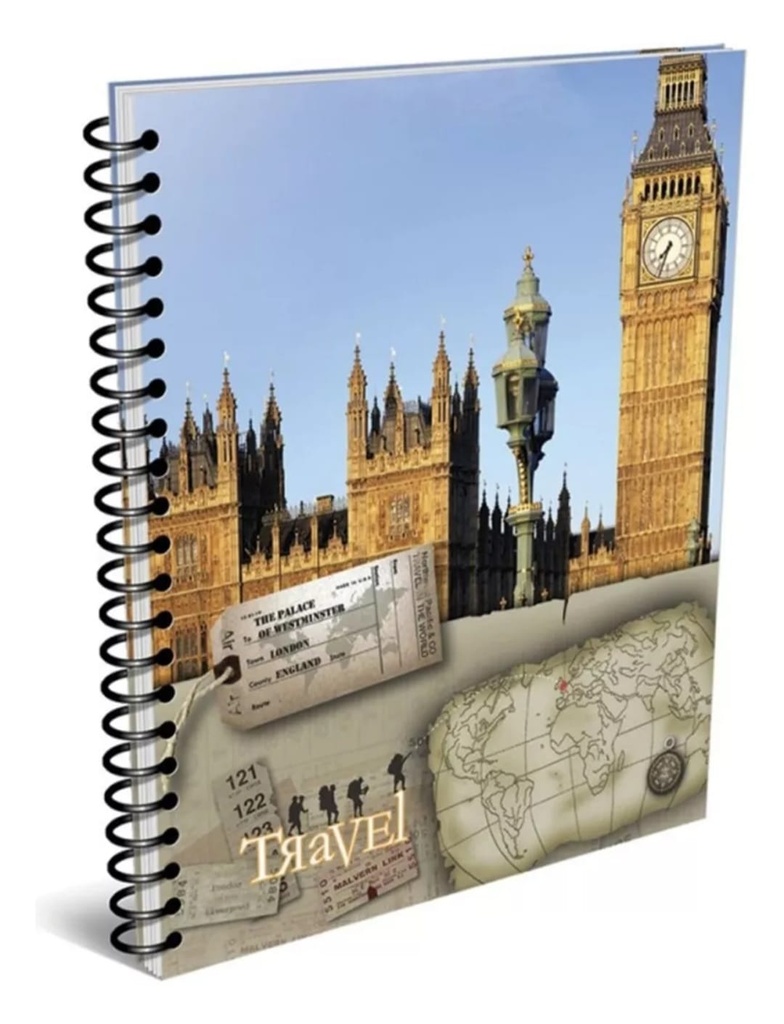 🔴Cuaderno Avon con espiral x46 hojas
