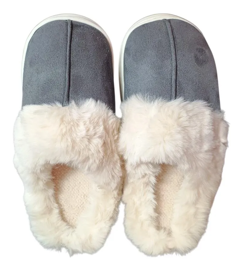 Pantuflas c/peludito - Talle 38-45