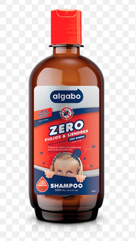 🔵Algabo Piojos Y Liendres Shampoo 500ml
