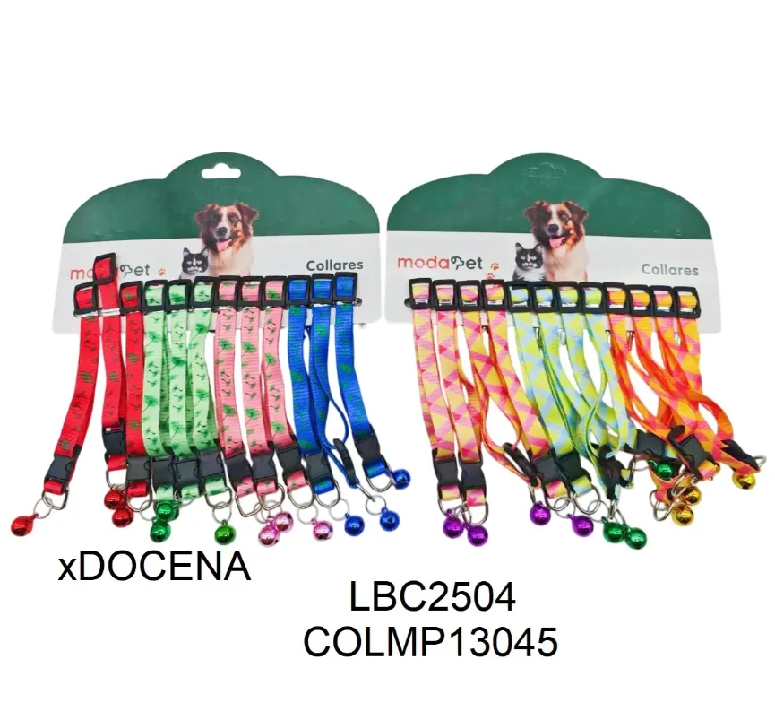 COLLAR DIENTE DE LEON CASCABEL 1CM MODAPET X1