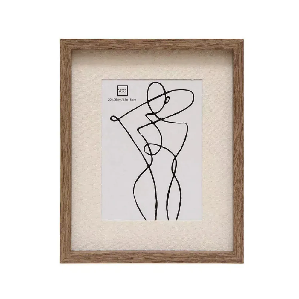 [PF582.5] Portaretrato madera lino 13X18/20x25 VGO