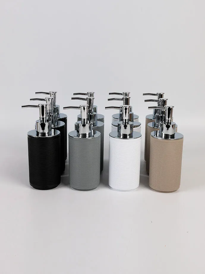 [ART4765] DISPENSER DE JABON CILINDRO RAYAS VGO