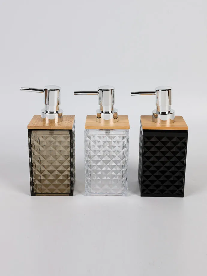 [BA1061] DISPENSER DE JABON CILINDRO RAYADO PREMIUM VGO