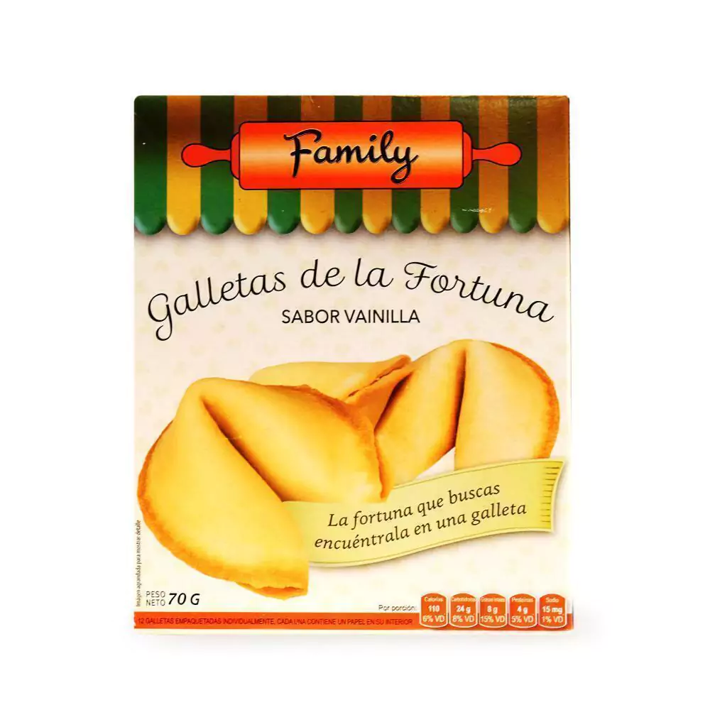 Galletas de la fortuna 70g x12 unidades