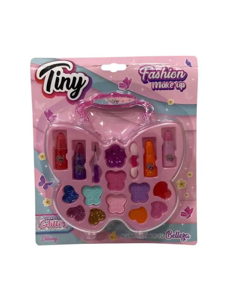 Set de maquillaje carterita mariposa Tiny