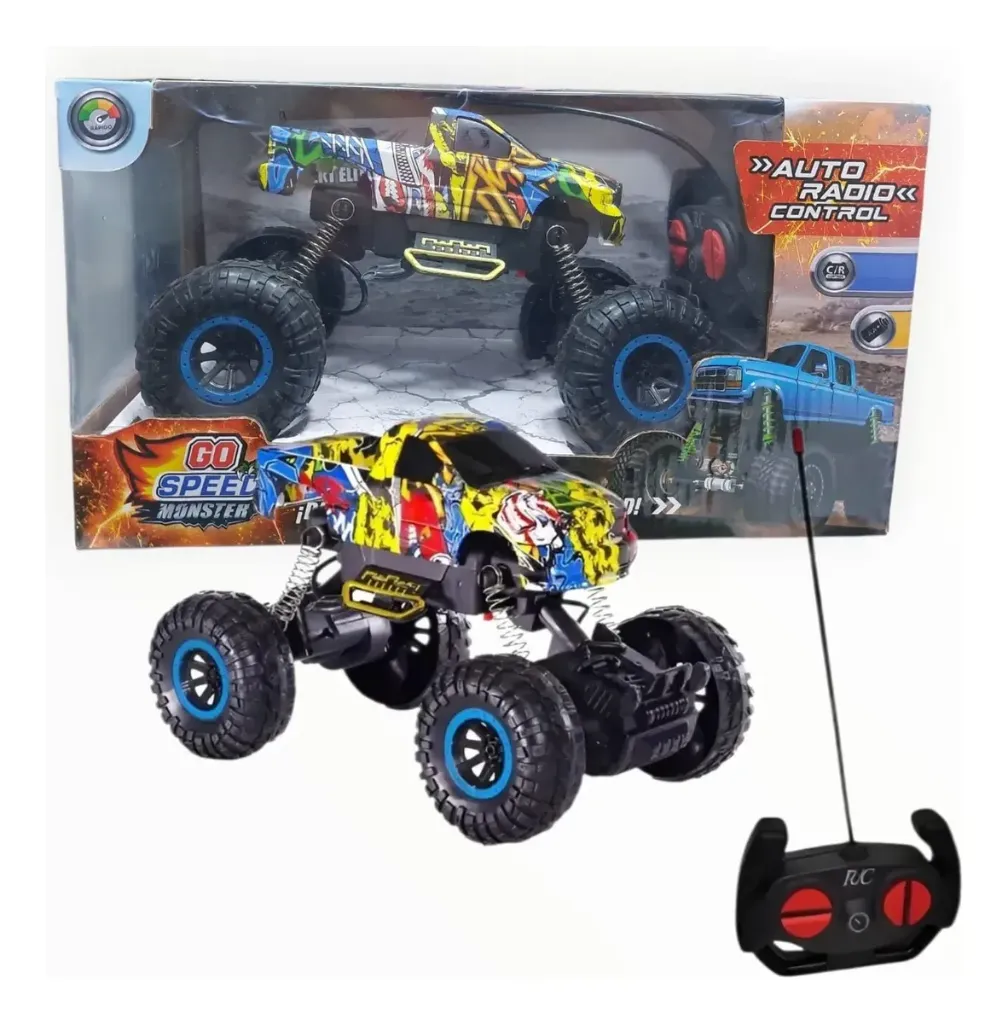Go speed turbo monster con suspensión a radio control
