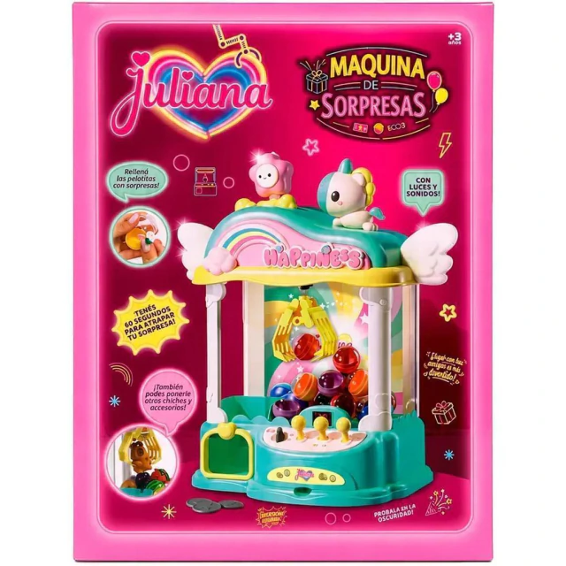Juliana máquina de sorpresas