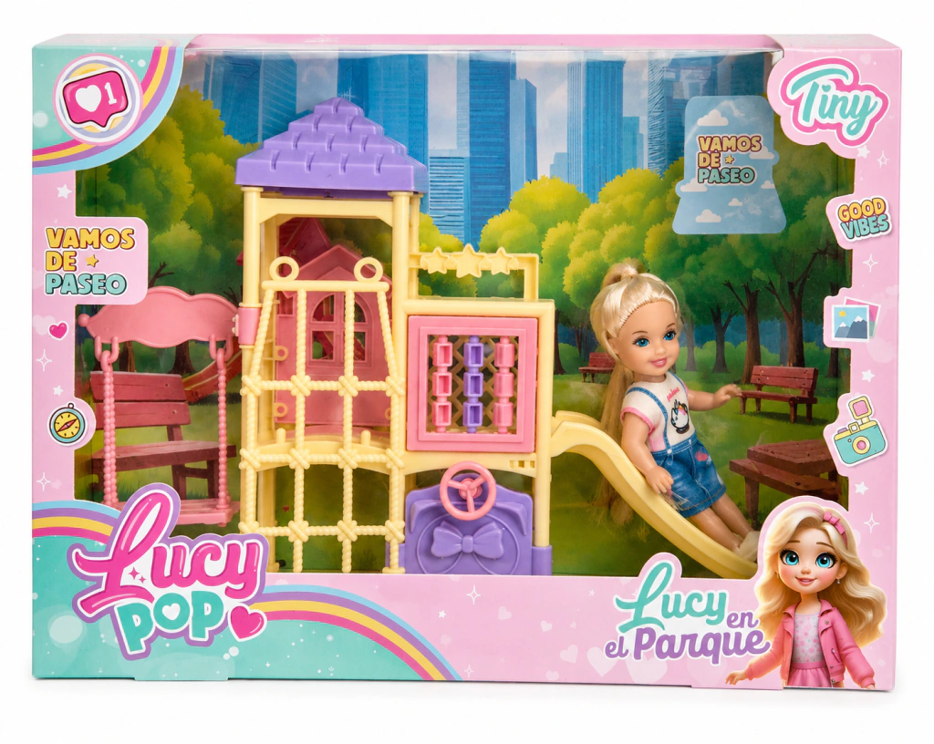 TINY MUÑECA LUCY POP EN EL PARQUE