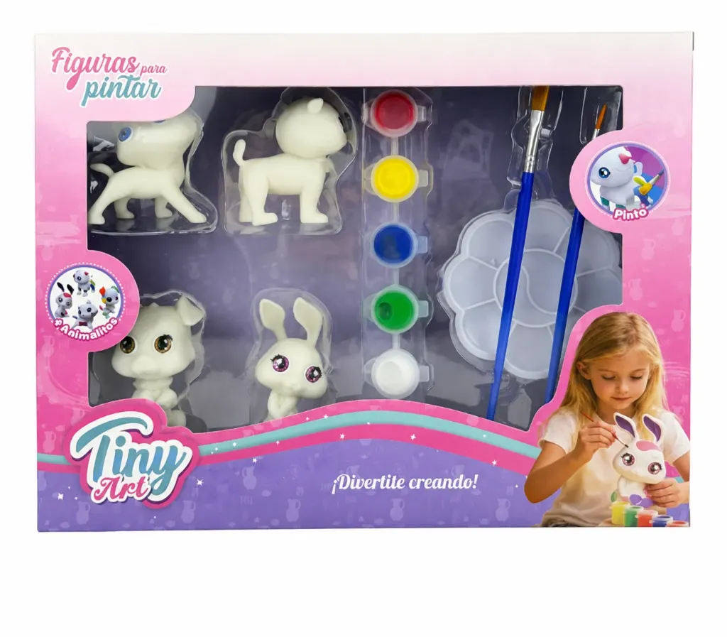 TINY SET MASCOTAS P/PINTAR