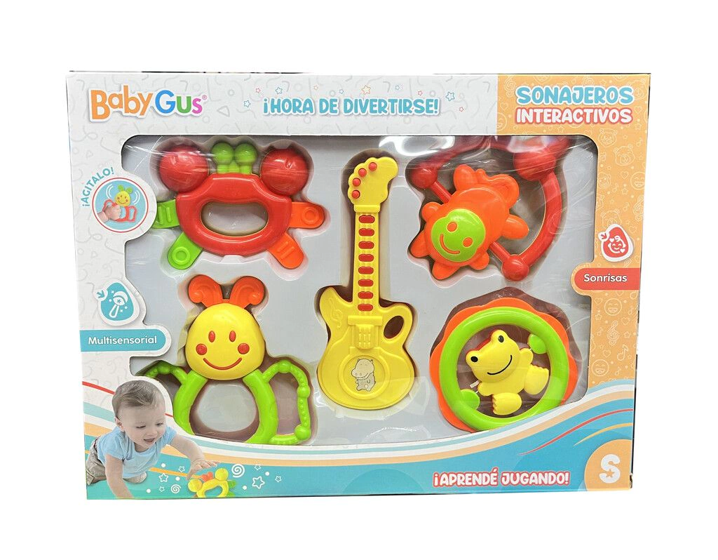 Baby toys conjuntos sonajeros x5