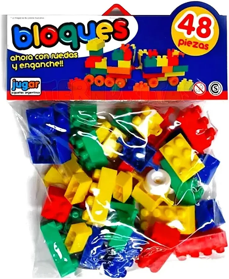 Bloques en bolsa x48 piezas