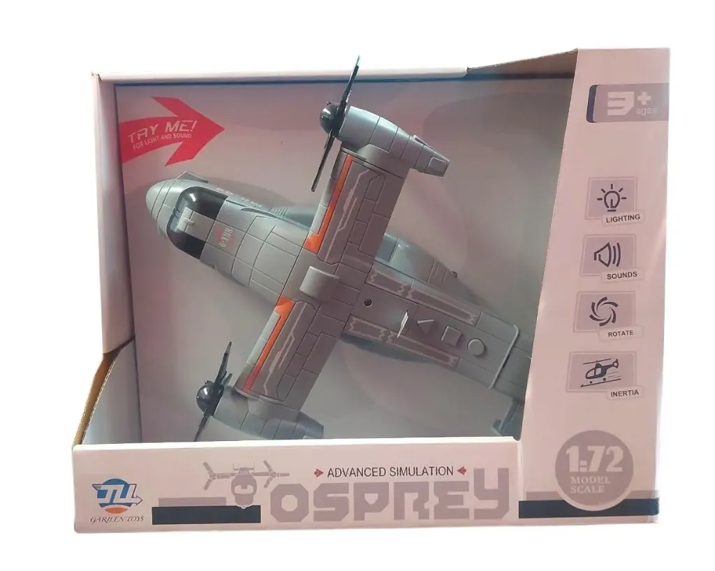 Aeronave con luz y sonido