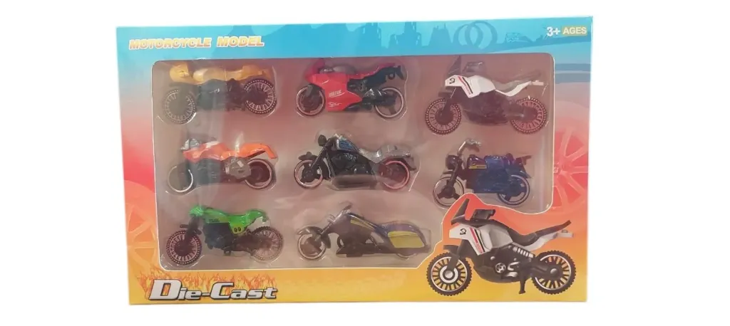 Moto x8 piezas en caja