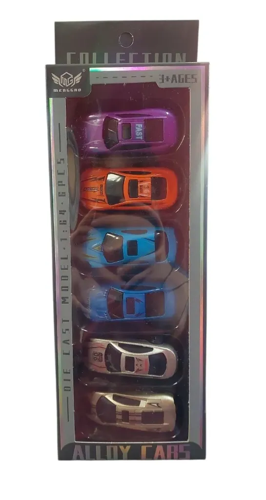 Autitos en caja x6