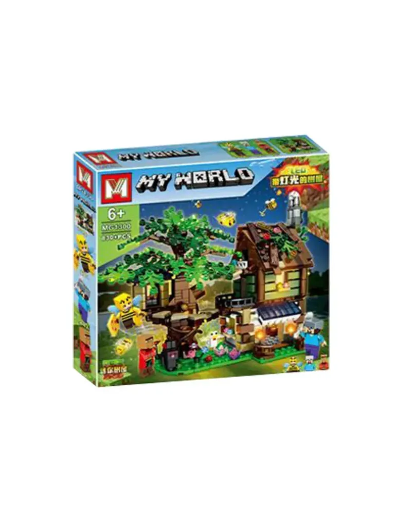 Lego Minecraft casa de árbol con luz MG1300