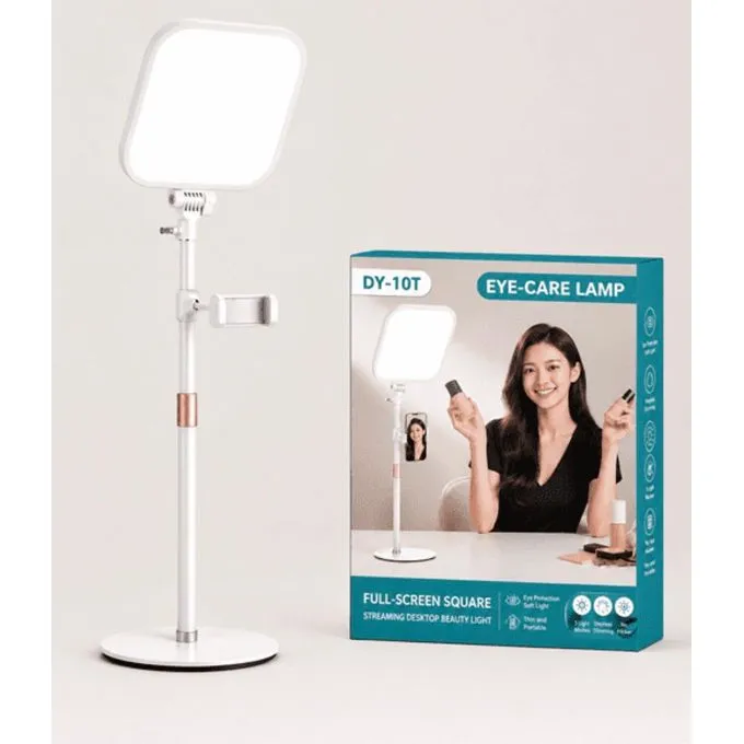 Luz led con soporte para celular