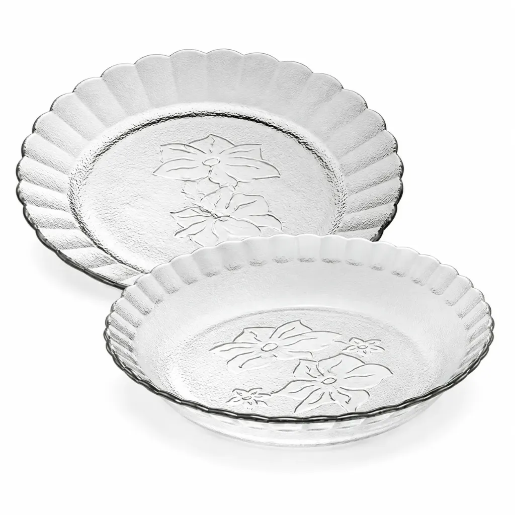 Plato hondo Orquídea Durax
