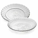 Plato hondo Orquídea Durax