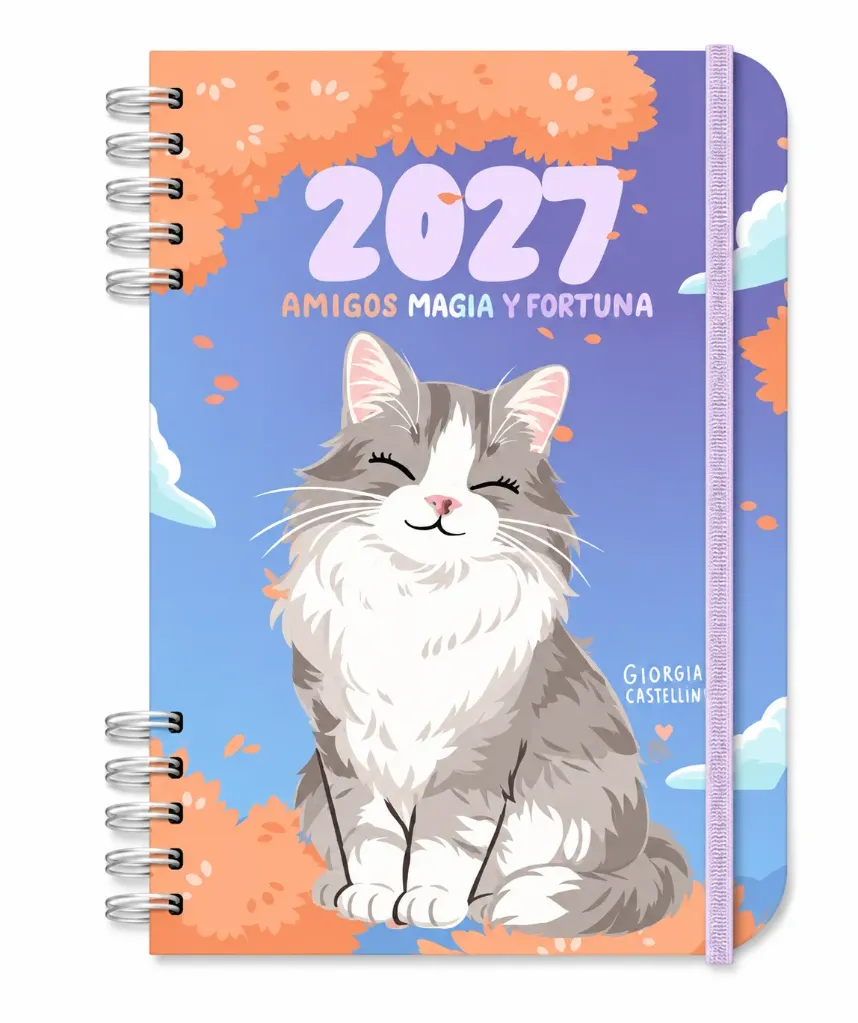 Agenda diaria 2027 Georgia 12x17cm Reysa