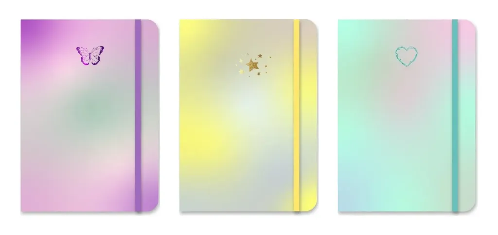 Cuaderno 15X21 PU fantasía