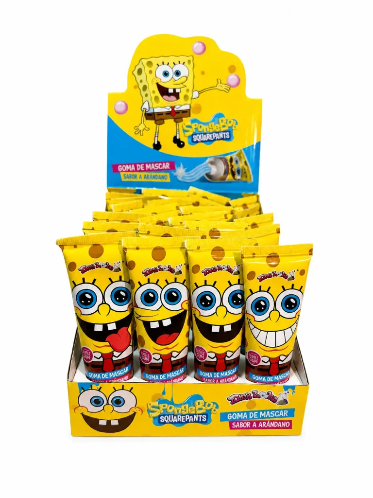 Goma de mascar en pomo Bob Esponja