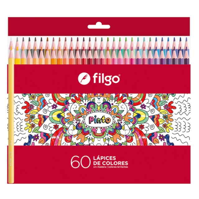 🔵Tizas Jumbo Pinto Estuche x12 pastel Filgo