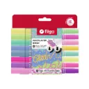 🔵Resaltador creativo doble punta multilayer x8 Glitter