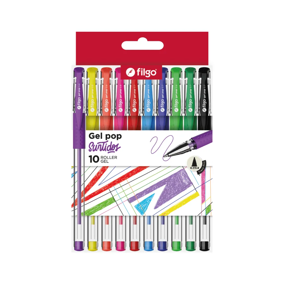 🔵Roller gel Pop surtidos x10