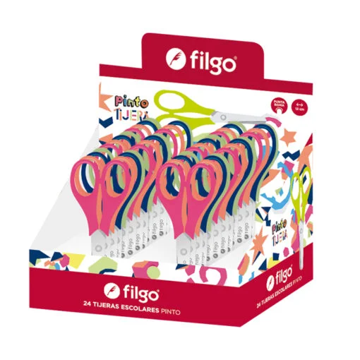 🔵Tijera escolar Pinto x1