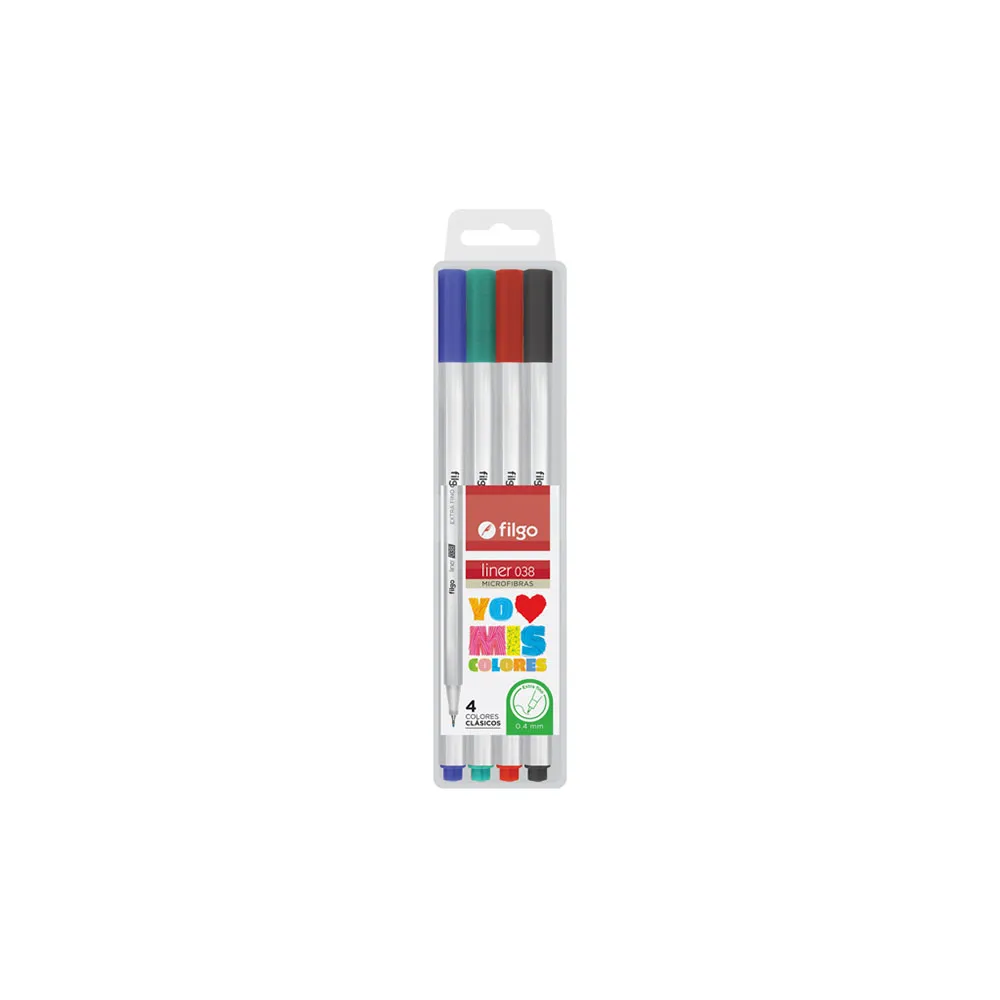 🔵Microfibras Liner 038 0.4 x4