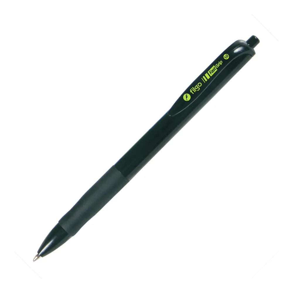 🔵Bolígrafo retráctil Fastgrip 1.0 mm negro