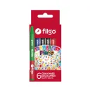 🔵Crayones de cera Pinto surtidos x6