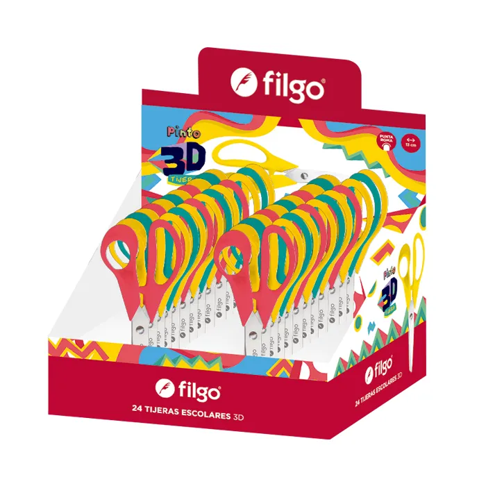 🔵Tijera escolar 3D