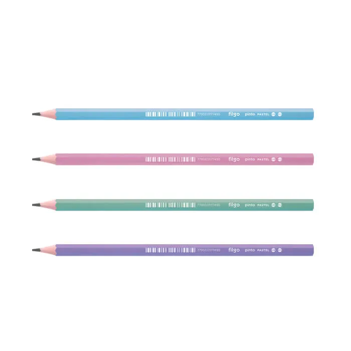 🔵Lapiz grafito de resina Pinto HB cuerpo pastel x1