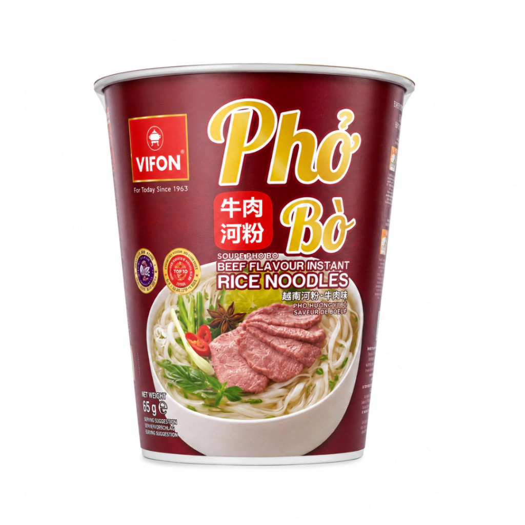Fideos de arroz instantáneos Vifon (Carne)