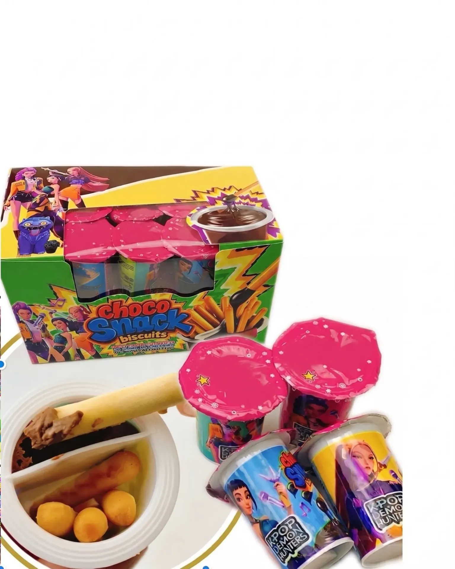 Chocolate en vasito snack