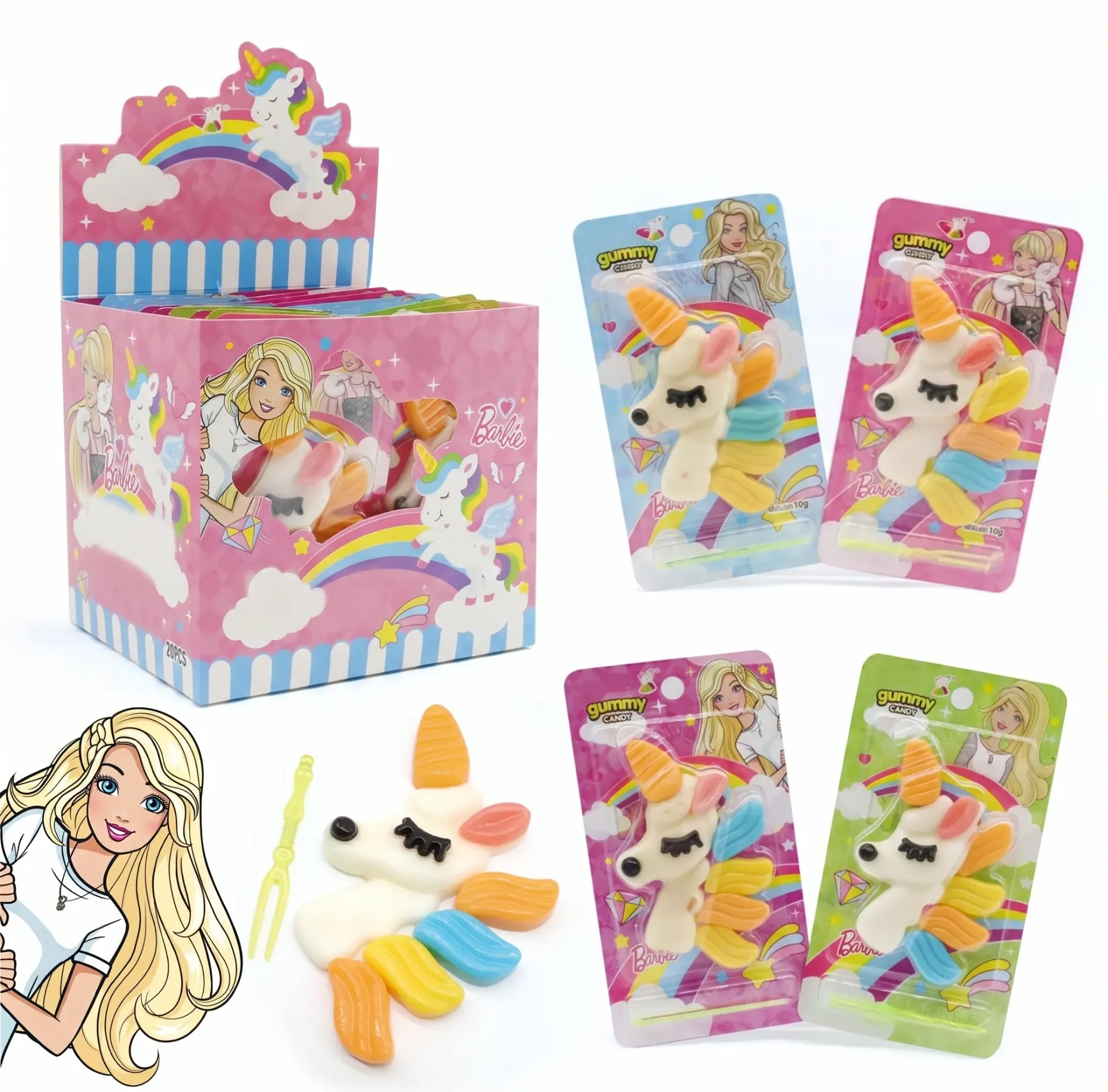 Paleta blanda unicornio