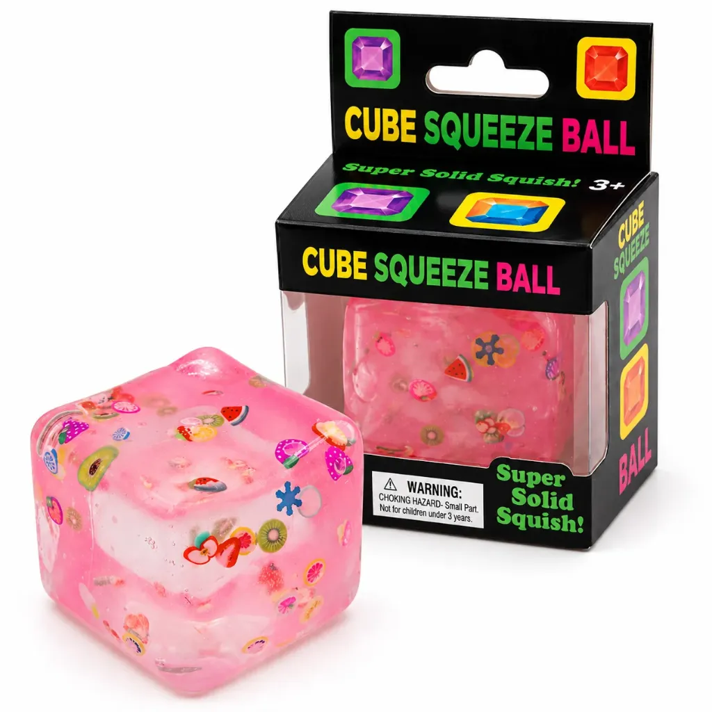 Squishy cubo de hielo con frutitas