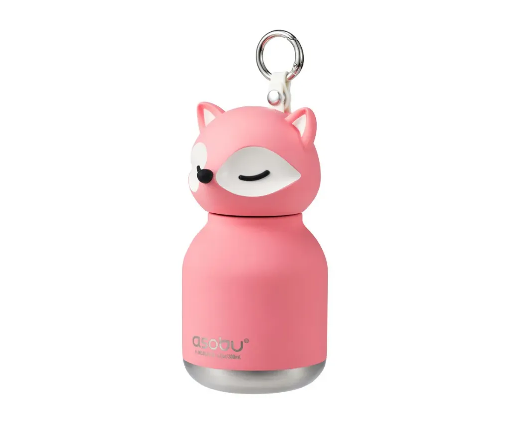 🔴Botella Asobu Mini Bestie 200ml (Zorro Rosa)