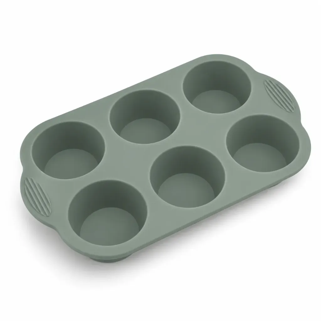 Molde silicona muffins 30x18x3,6cm Carol (Verde)