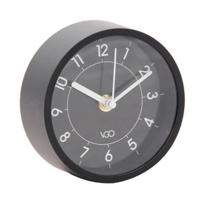Reloj de mesa redondo con despertador