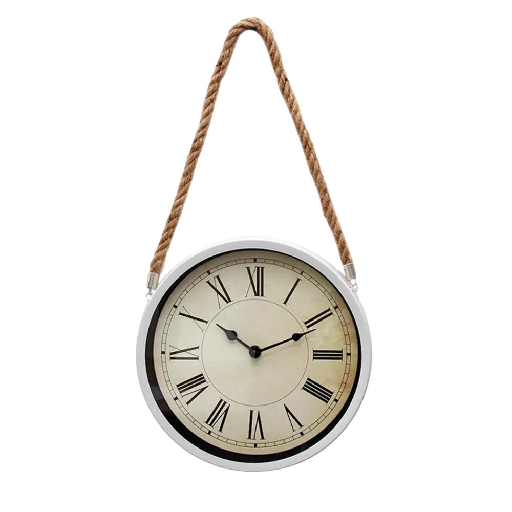 Reloj de pared redondo con soga VGO