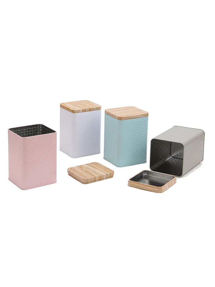 Lata texturada tapa madera VGO