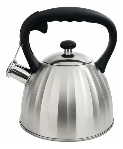 Pava silbadora espejada acero inoxidable 2.7L