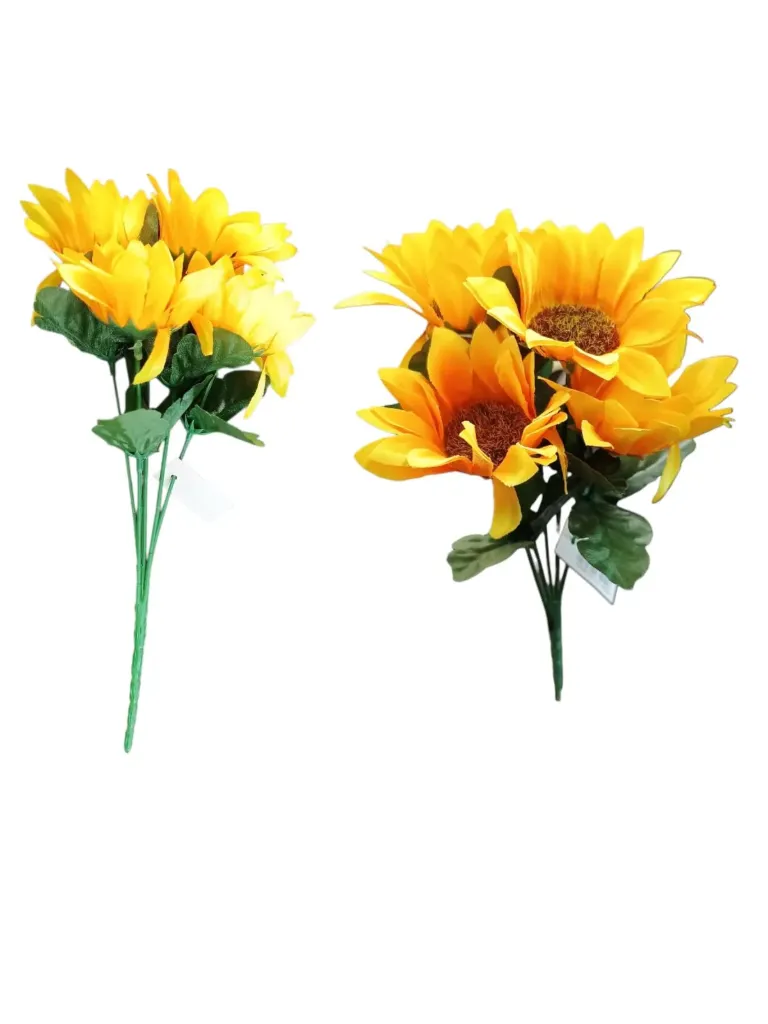 Ramo x5 girasoles medianos